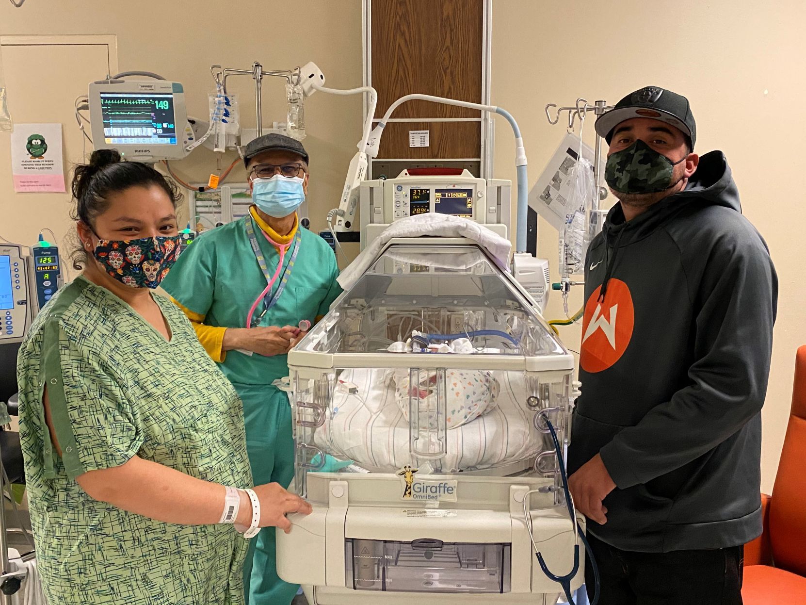 A New Year baby at Queen of the Valley